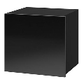 Armário de parede CALABRINI 34x34 cm preto