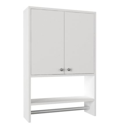 Armário de parede da casa de banho VIRA 90x59 cm branco