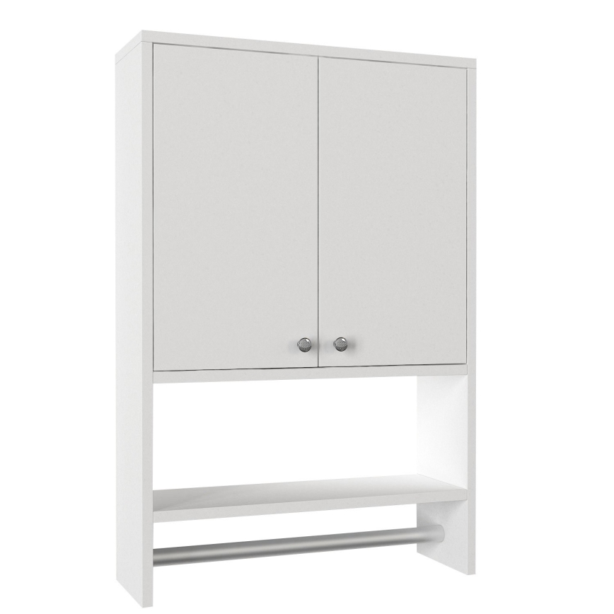 Armário de parede da casa de banho VIRA 90x59 cm branco