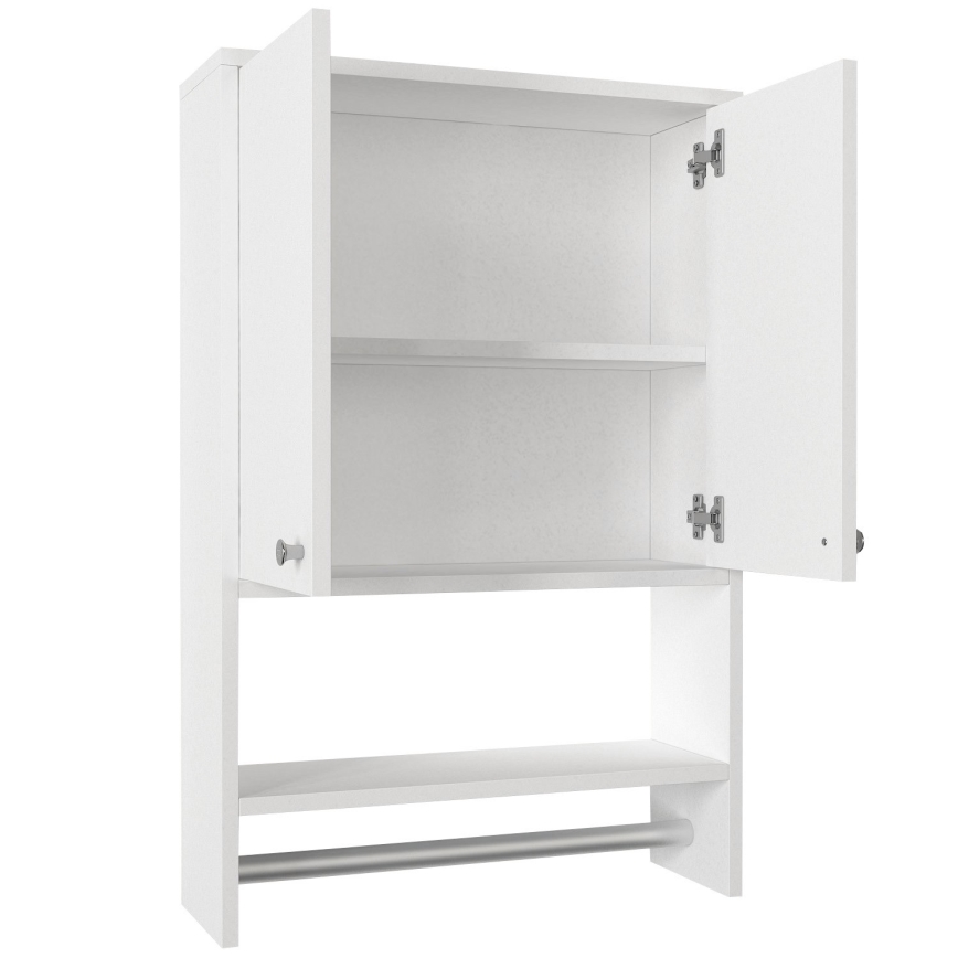 Armário de parede da casa de banho VIRA 90x59 cm branco