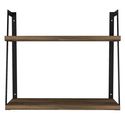 Armário de parede STELLA 40,2x45,4 cm castanho/preto