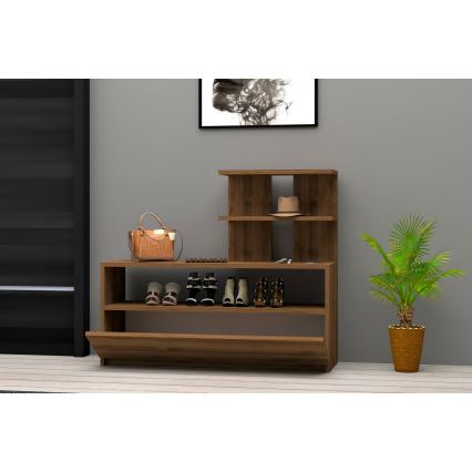 Armário de sapatos AIRY 45x100 cm castanho