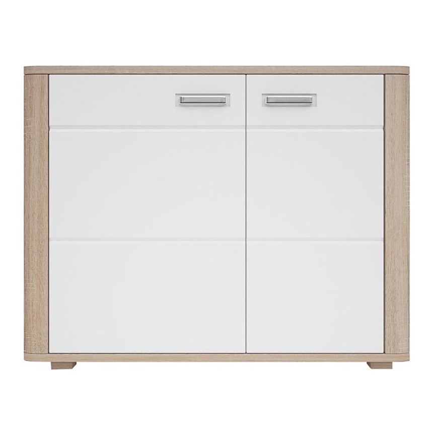 Armário MOLDIS 85,5x107 cm castanho/branco