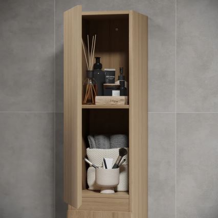 Armário para casa de banho OLIVER 186 cm carvalho