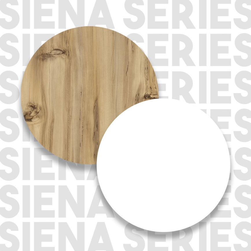 Armário para máquina de lavar com espaço de armazenamento 88,3x93,5 cm branco/nogueira