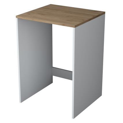 Armário para máquina de lavar RANI 65x91,8 cm branco/marrom