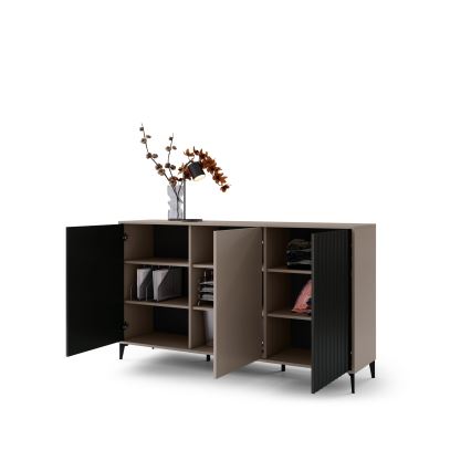 Armário RONJA taupe/preto