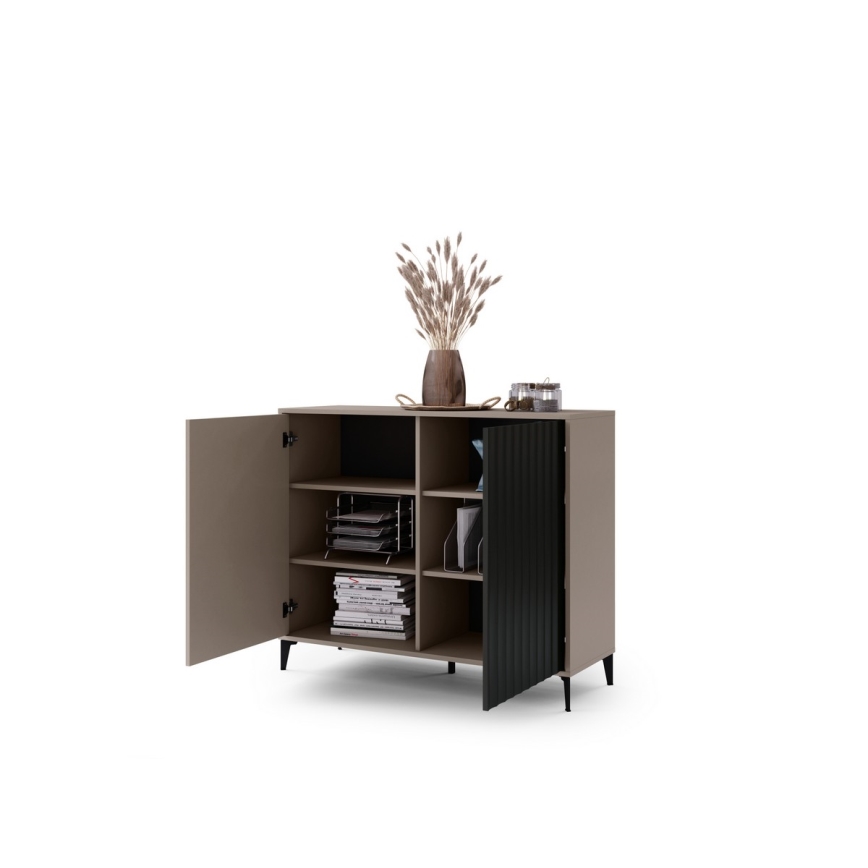 Armário RONJA taupe/preto