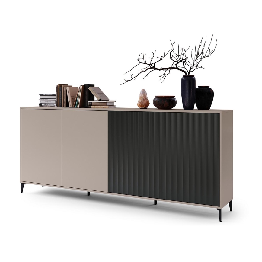 Armário RONJA taupe/preto