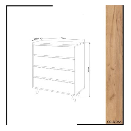 Armário SUVERA 86x70 cm branco/ bege