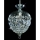 Artcrystal PBU302902001 - Candelabro de cristal 1xE27/60W/230V
