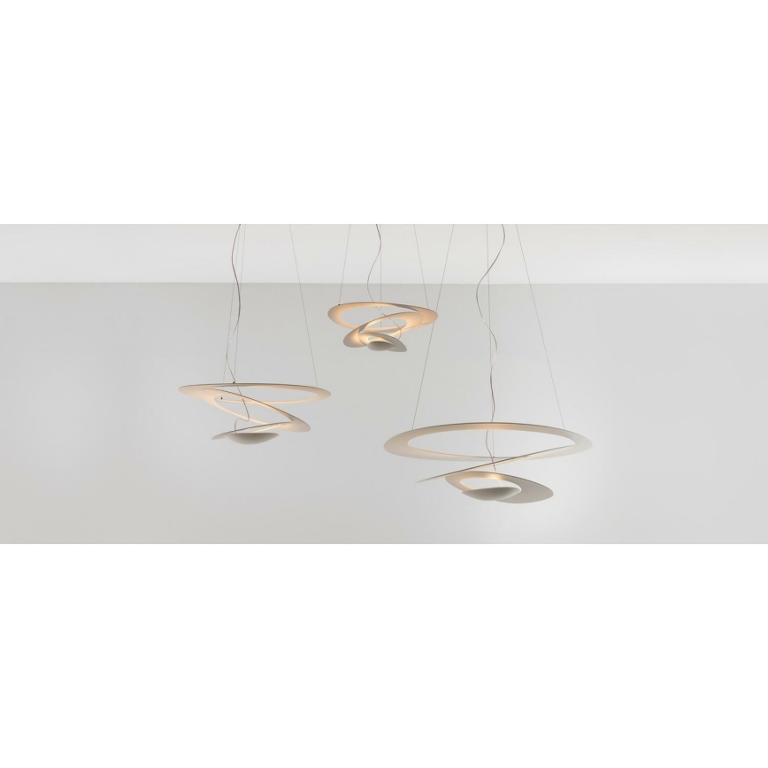 Artemide 1239010A - Candeeiro suspenso PIRCE 1xR7s/11W/230V 97 cm branco