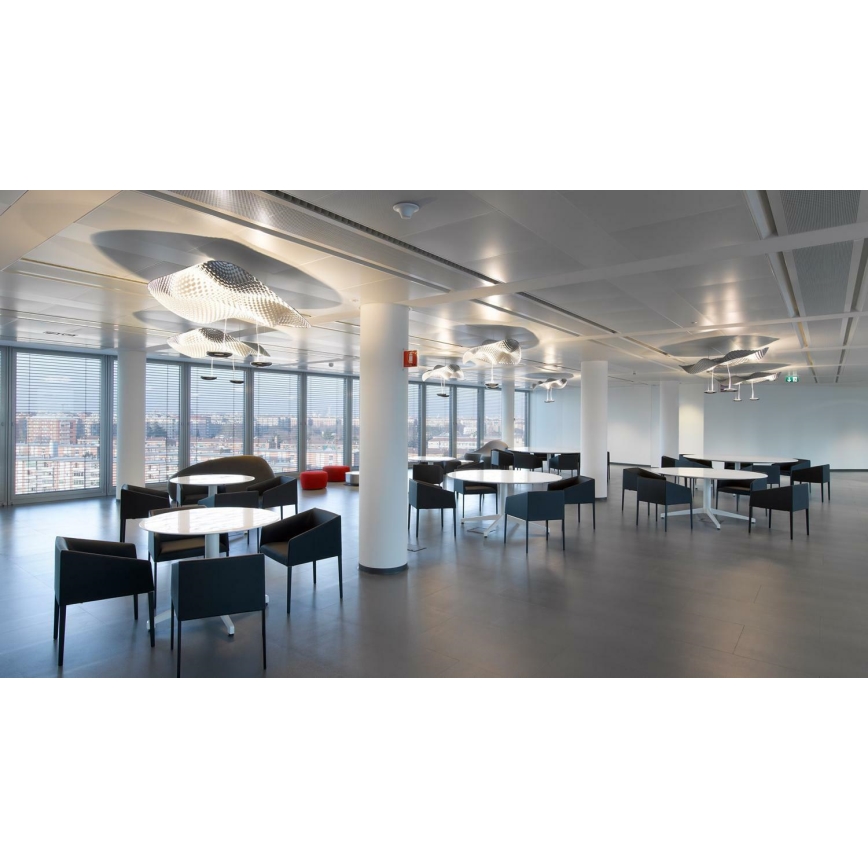 Artemide 1513010A - Candeeiro suspenso COSMIC ANJO 2xR7s/11W/230V cromado brilhante