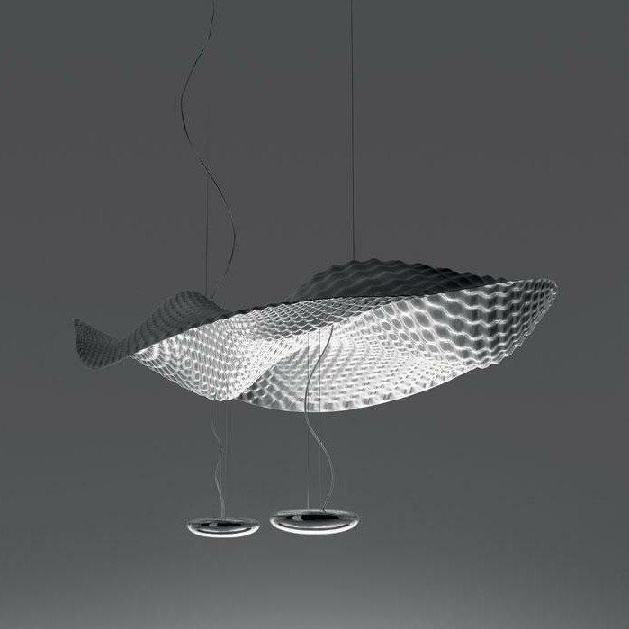 Artemide 1513010A - Candeeiro suspenso COSMIC ANJO 2xR7s/11W/230V cromado brilhante