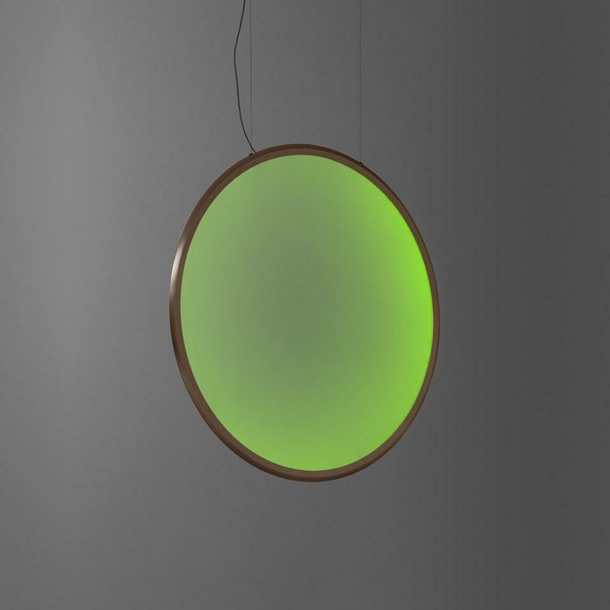 Artemide 1992360APP -  Candeeiro suspenso LED RGBW com regulação DISCOVERY LED/42W/230V 2700-6500K bronze