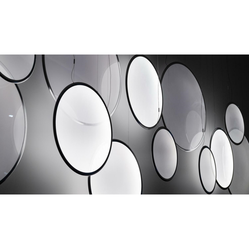 Artemide 1993030APP - Candeeiro suspenso LED com regulação DISCOVERY LED/60W/230V 3000K preto
