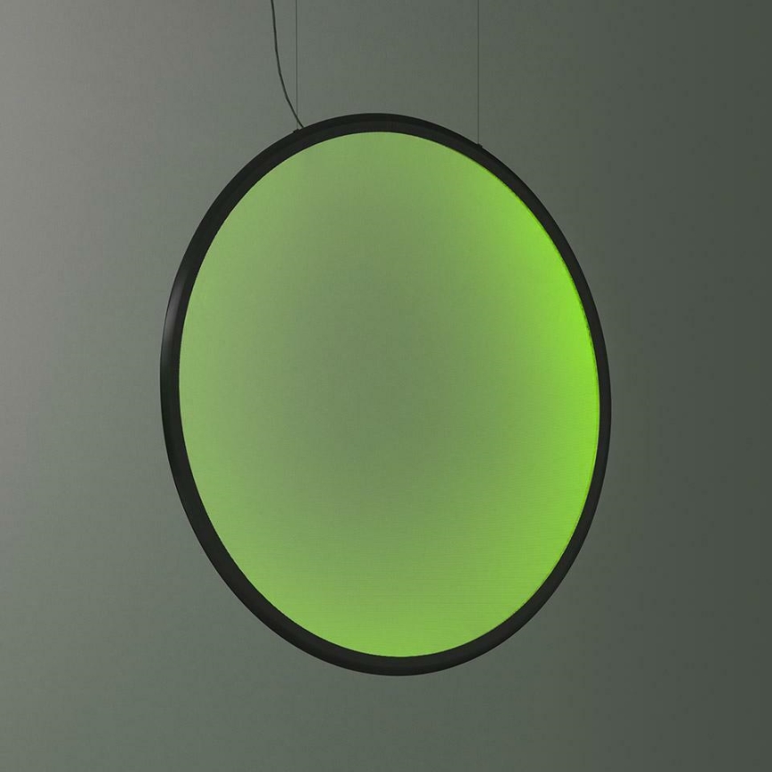 Artemide 1994330APP - Candeeiro suspenso LED RGBW com regulação DISCOVERY LED/79W/230V 2700-6500K preto