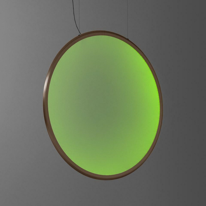 Artemide 1994360APP - Candeeiro suspenso LED RGBW com regulação DISCOVERY LED/79W/230V 2700-6500K bronze