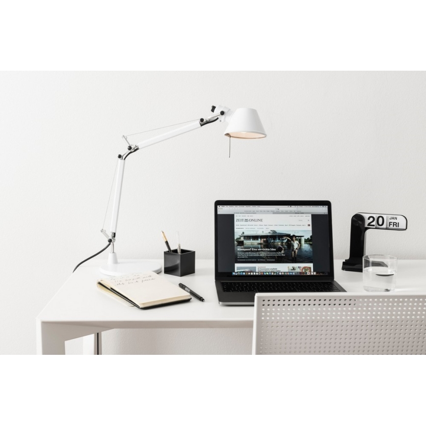 Artemide AR 0011820A - Lâmpada de mesa TOLOMEO MICRO 1xE14/46W/230V branco
