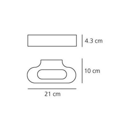 Artemide AR 0615030A - Luz de parede LED TALO 1xLED/20W/230V