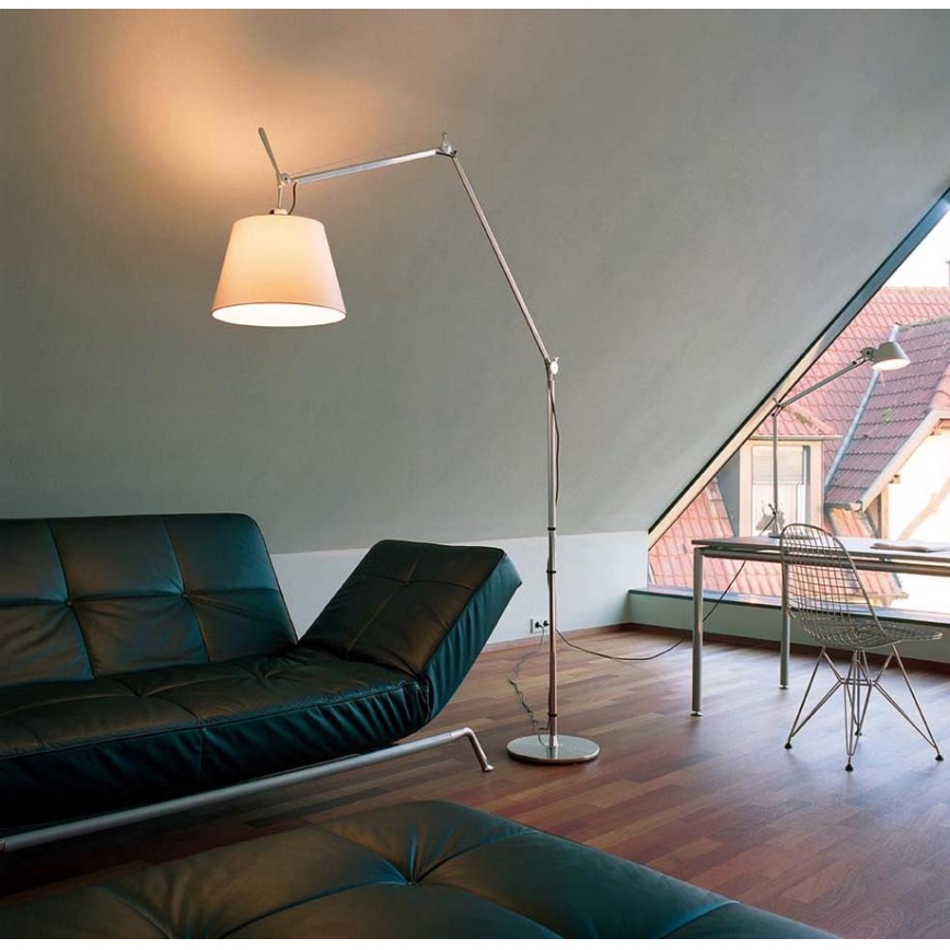 Artemide AR 0947010A+AR A012820 KOMPLET - Candeeiro de chão TOLOMEO BASCULANTE 1xE27/100W/230V