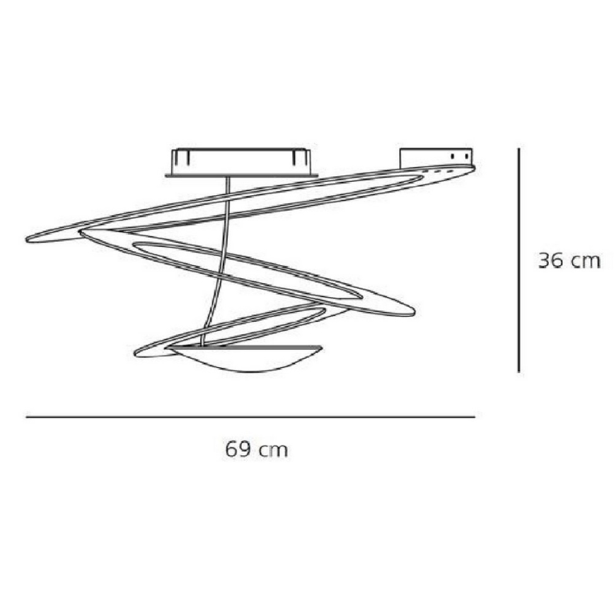 Artemide AR 1247010A - Luz de teto PIRCE MINI 1xR7s/330W/230V