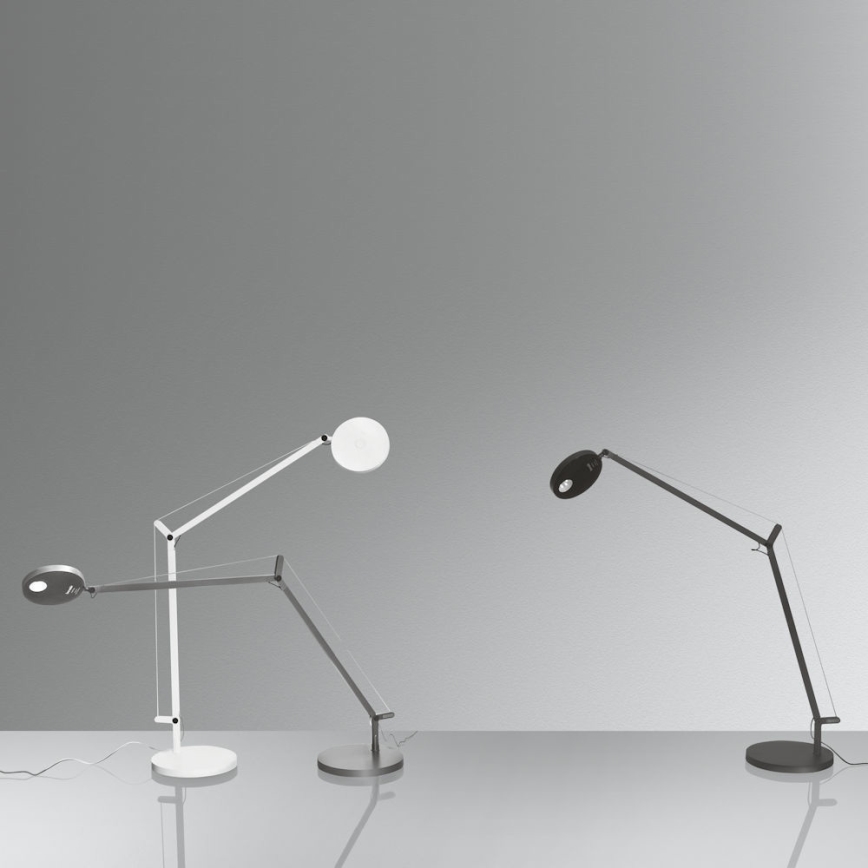 Artemide AR 1733010A+AR 1739010A KOMPLET - Candeeiro de mesa LED com regulação DEMETRA 1xLED/8W/230V