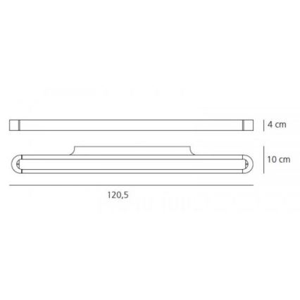 Artemide AR 1917010A - Luz de parede LED TALO 120 1xLED/51W/230V