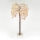 Árvore de Natal artificial LED decorativa CHERRY TREE 84xLED/230V 1,7 m cereja