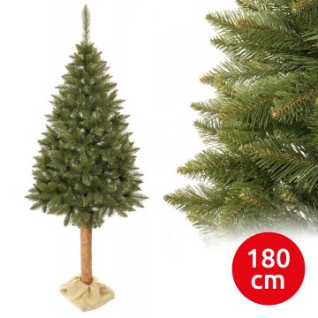 Árvore de Natal num tronco 180 cm abeto