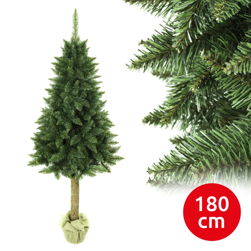 Árvore de Natal sobre um tronco 180 cm abeto