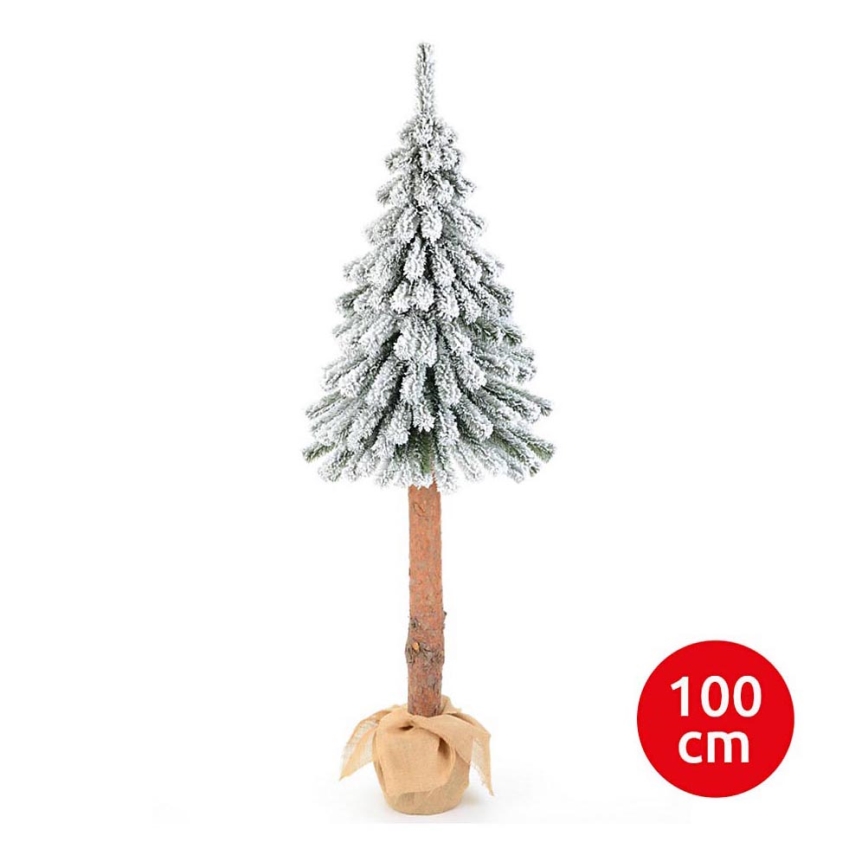 Árvore de Natal TRONCO DE MADEIRA 100 cm abeto