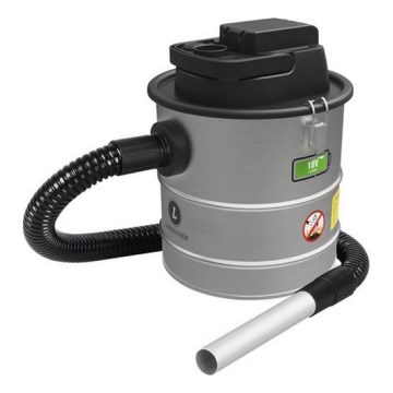 Aspirador de cinzas a bateria com filtro HEPA 12 l 110W/18V 2000 mAh cromo mate
