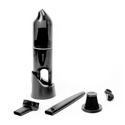 Aspirador portátil para automóvel 75W/2000 mAh preto