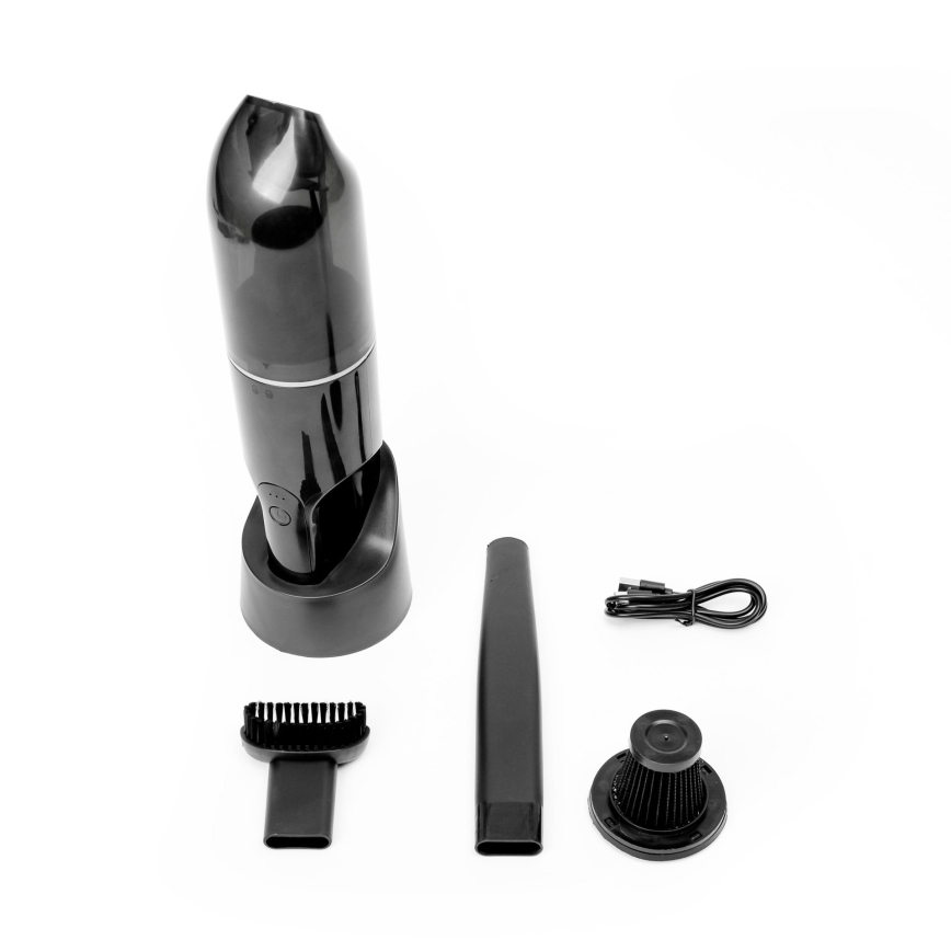 Aspirador portátil para automóvel 75W/2000 mAh preto