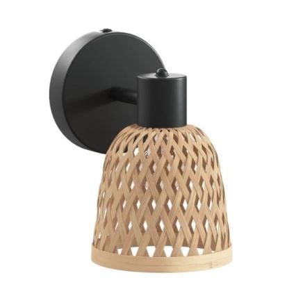 Atmosphera - Aplique de parede orientável LIO 1xE27/25W/230V bambu