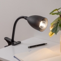 Atmosphera - Candeeiro com clipe SILY 1xE14/7W/230V preto