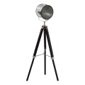 Atmosphera - Candeeiro de chão EBOR 1xE27/25W/230V pinho/cromado brilhante