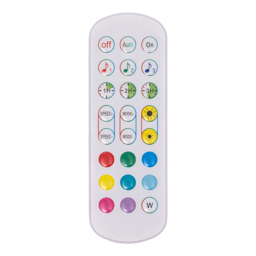 Atmosphera - Candeeiro de chão LED RGB com regulação ABELHA LED/230V + comando