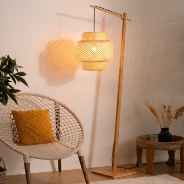 Atmosphera - Candeeiro de chão LIBY 1xE27/40W/230V bambu
