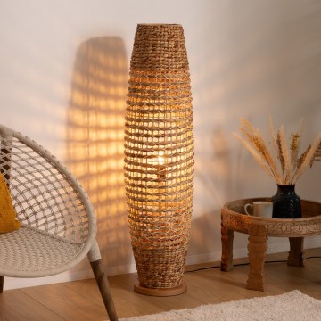 Atmosphera - Candeeiro de chão SAND 1xE27/40W/230V faia/Jacinto-de-água