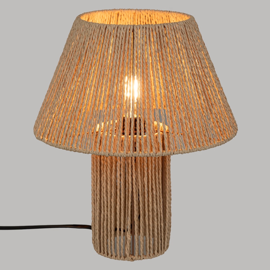 Atmosphera - Candeeiro de mesa ADRIA 1xE27/40W/230V juta