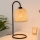Atmosphera - Candeeiro de mesa ALI 1xE27/25W/230V bambu