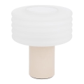 Atmosphera - Candeeiro de mesa ASTI 1xE27/60W/230V bege