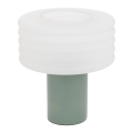 Atmosphera - Candeeiro de mesa ASTI 1xE27/60W/230V verde