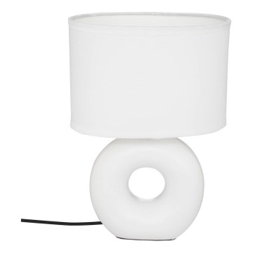 Atmosphera - Candeeiro de mesa BARU 1xE14/40W/230V branco