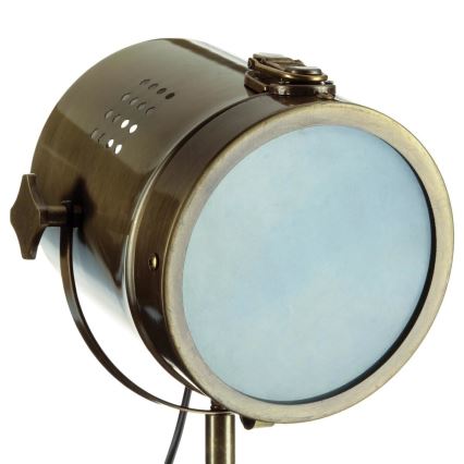 Atmosphera - Candeeiro de mesa EBOR 1xE14/25W/230V pinho/latão
