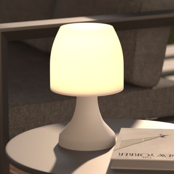 Atmosphera - Candeeiro de mesa exterior LED DOKK LED/3xAAA 27,5 cm IP44