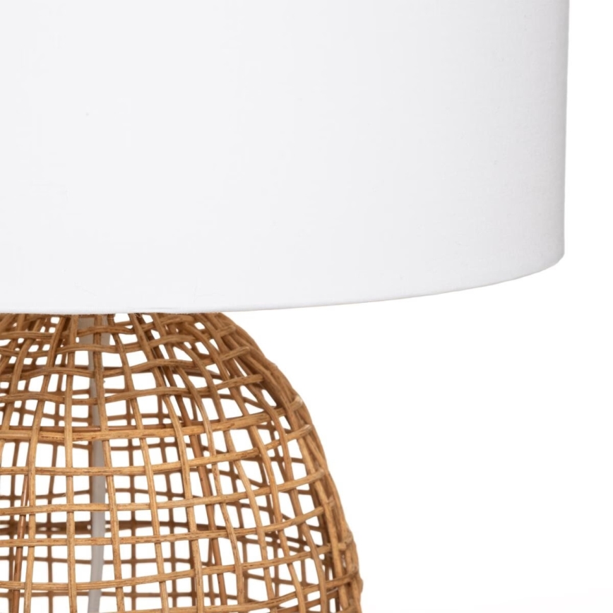 Atmosphera - Candeeiro de mesa KARLA 1xE27/25W/230V vime
