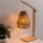 Atmosphera - Candeeiro de mesa KARLA 1xE27/40W/230V bambu
